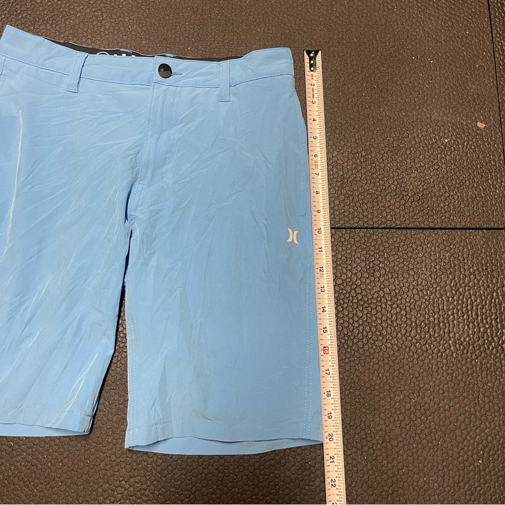 Hurley Blue Hybrid Shorts Lightweight Casual Wear - Picture 4 of 9